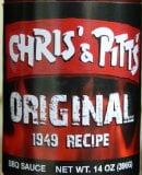 Chris' & Pitt's Barbecue Sauce - Original 1949 Recipe - 14oz. (2 Bottles)
